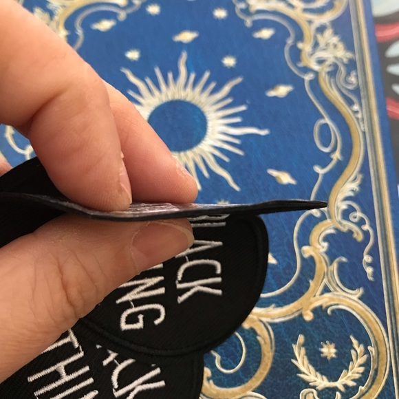 5/$30 New GOTH DARK ACADEMIA patch “Everything Black” - Picture 3 of 5